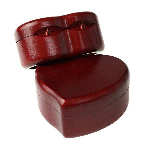 Sinzyo Heart-Shaped Music Box. Perfect for anniversaries, birthdays, celebrations, and gifts for girls! It also makes a great room decoration. (Wine R