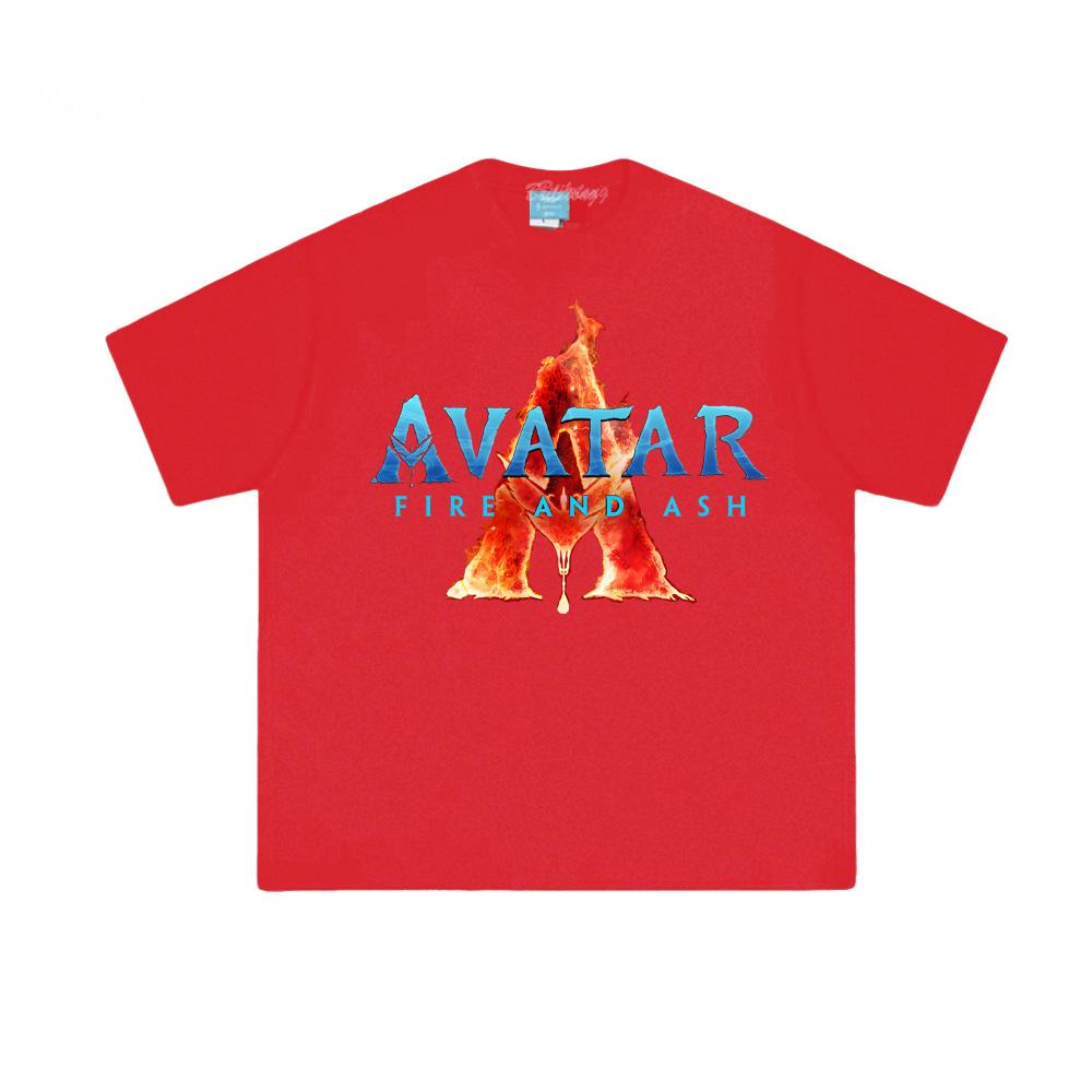 Avatar Foc și Cenușă MAIOURI Calitate Înaltă Confortabile Mânecă Scurtă Camisetas Imprimeu Grafic Mânecă Vară Bumbac Gât Rotund Maiouri Unisex