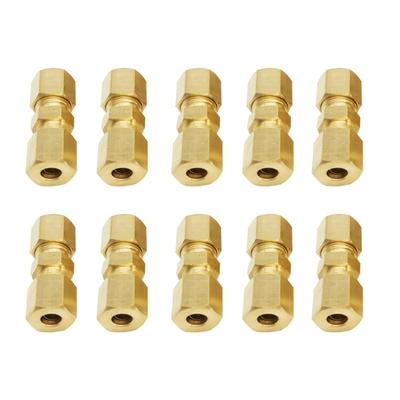10 Piezas Adaptadores para Líneas de Freno Conectores para Líneas de Freno Accesorios de Conexión por Compresión para Reparación de Vehículos