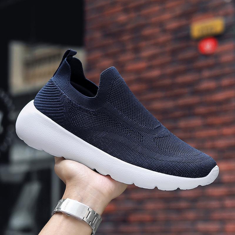 New Fly-woven Casual Sports Shoes for Men and Women, Breathable Cushioning Shoes, Running Shoes, Couple Walking Shoes