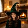 Halloween Kopfschmuck Hexenhut Cosplay Magisches Festival Kappe Elegante Faltbare Zaubererhut Bekleidungszubehör