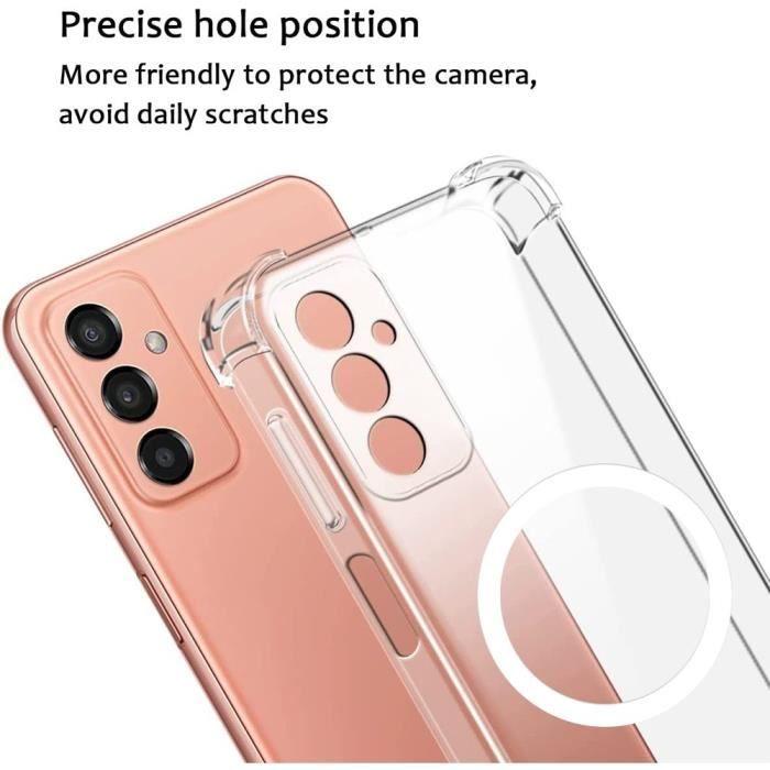 Coque de protection - Samsung - Galaxy M23 5G - Transparent - Antichoc - Anneau métal