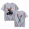 Hot Anime Uzui Tengen Graphic Short Sleeve T-shirts for Women Men Shirts Loose T-shirt Casual Summer T-shirts Plus Size Tops