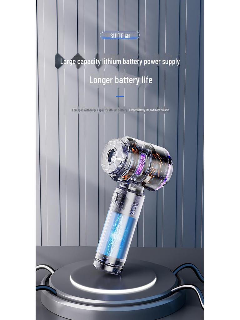 High-Power Handheld Car Vacuum & Inflator: Dual-Purpose Brushless Dust Blower