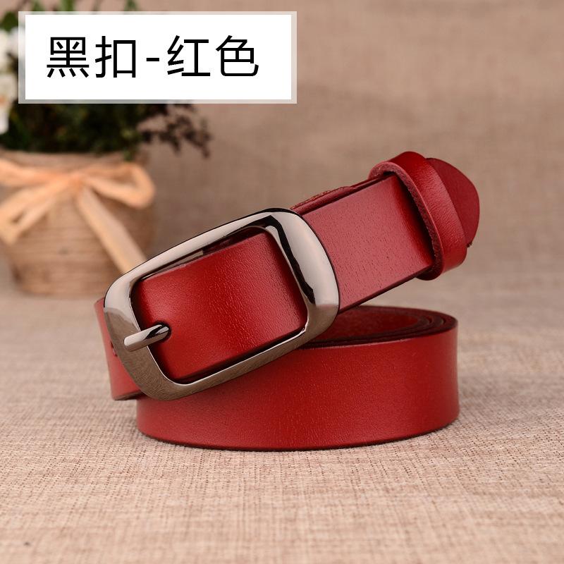 Women'S Belt Trendy Leather Cowhide Leather, Women'S Belt Decoration