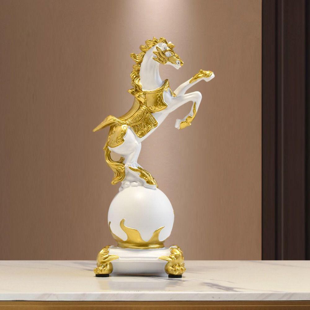 Art Horse Ornament Handicraft Animal Sculpture Micro Landscape Miniatures Figurine  Living Room