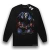 Scream Ghostface 90S Halloween Filme de Terror Vntg Gráfico Camiseta de Manga Longa
