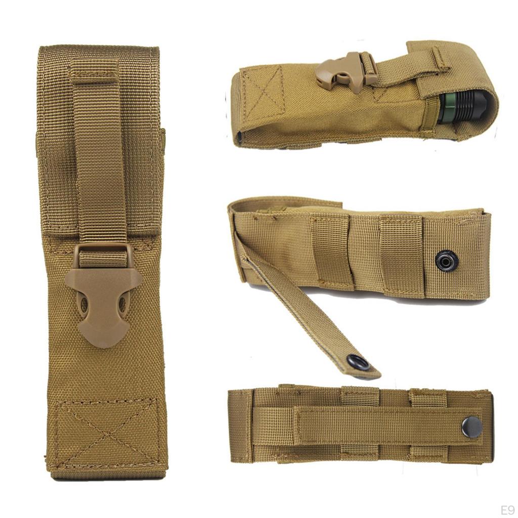 Flashlight , Pouch, Waterproof Nylon Pouch LED for Duty Belt Carry Case Holder