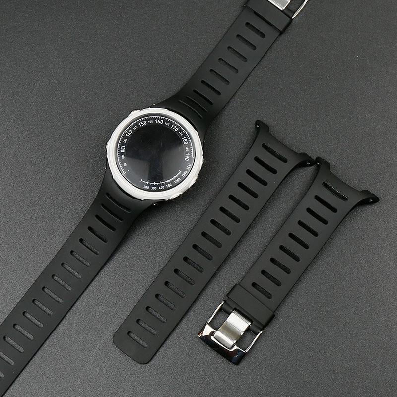 Cinturino in Gomma Siliconica per Orologio Suunto Serie T T1C/T3/T3C/T3D/T4C/T4D