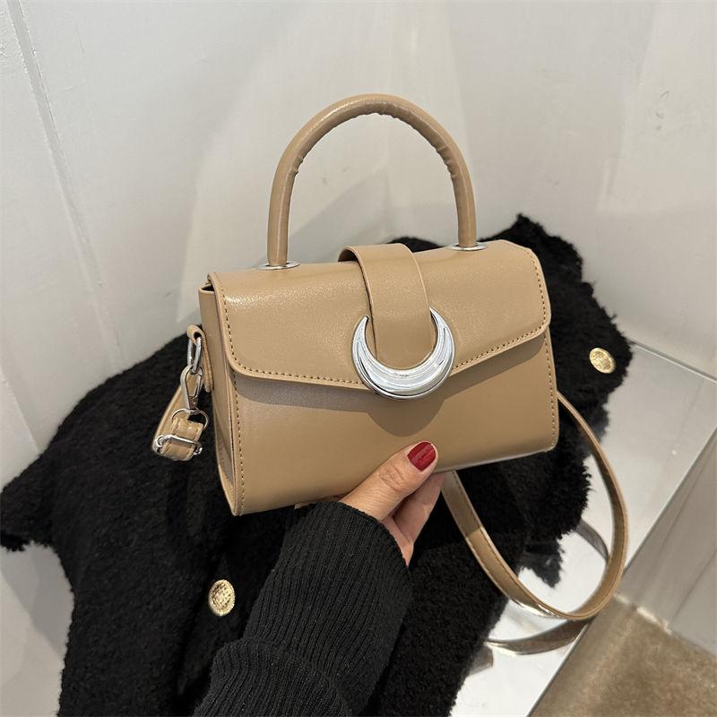 

Premium Moon Lock Bag Women s 2025 New French Niche Retro Handbag Premium Shoulder Crossbody Bag хаки