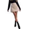 G2 Women's European & American INS Hot Selling High Waist A-Line Hip-Wrapping Black Skirt
