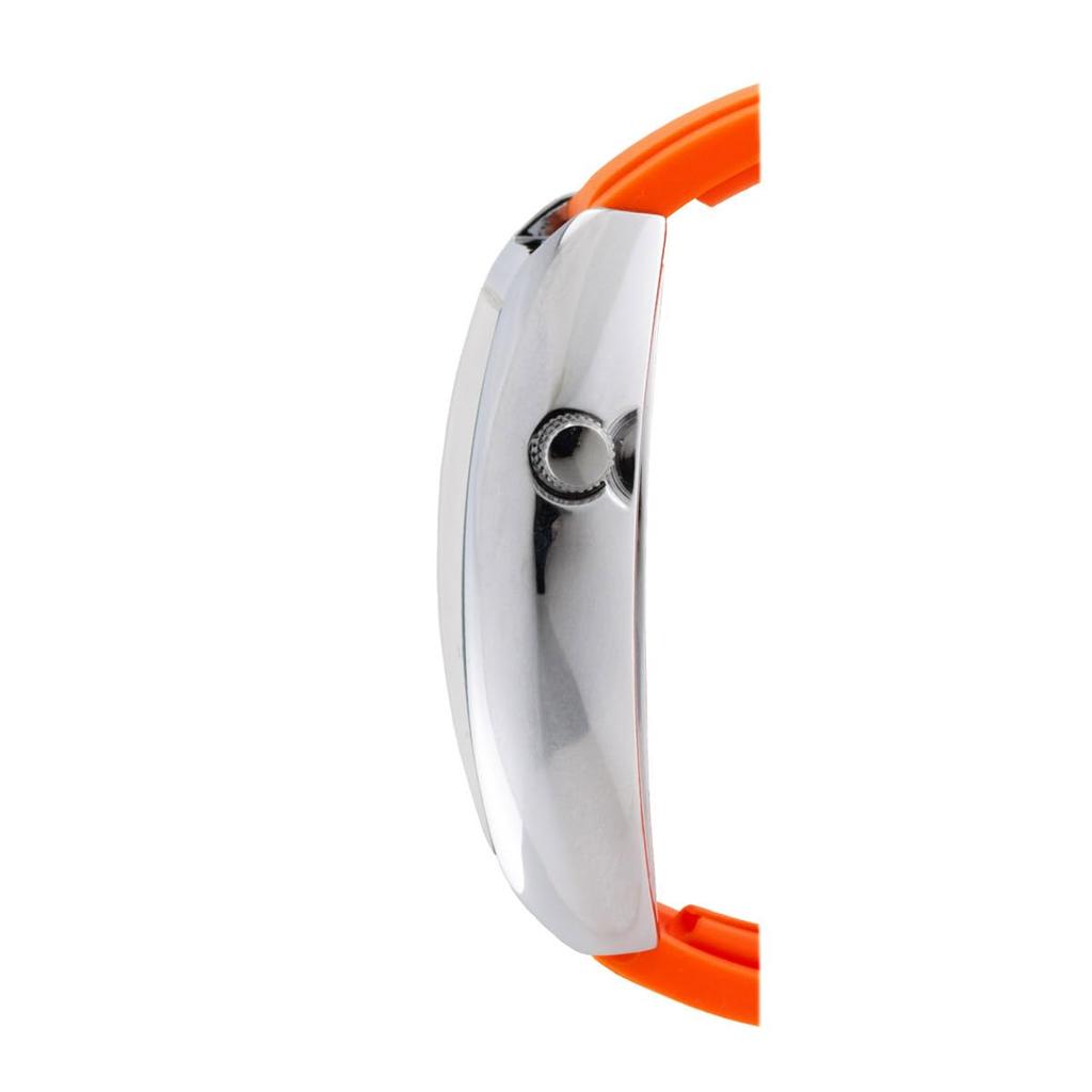 Frank Miura Herren Macau Glücksuhr, Limitierte Edition Würfel Casino Neuauflage (Schwarz Orange)