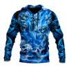 Men's Four Seasons Fashion 3D Printed Hoodie 3D Skull Print Men's Fashion Men's Horror Hoodie Top 2026 Ropa Barata