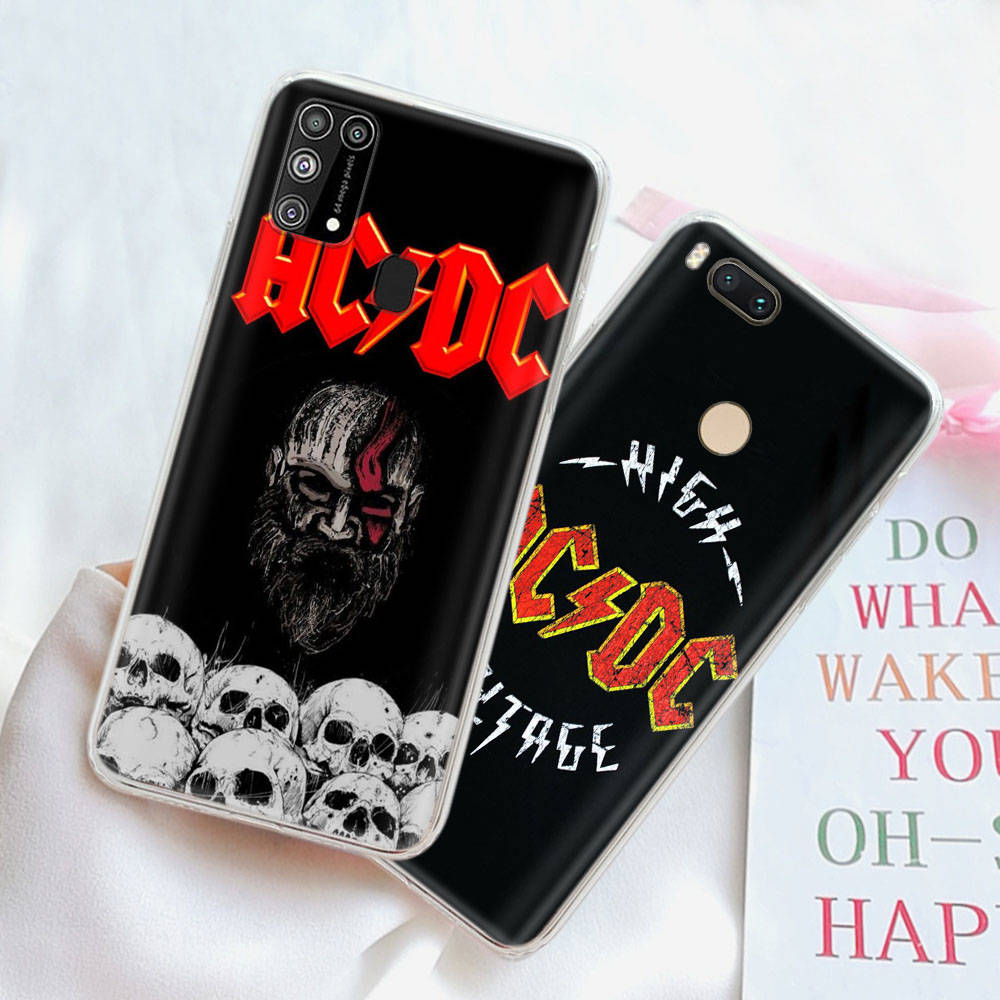 

Чехол для Xiaomi Redmi Note 13 VIVO Y20 Tecno Pova Samsung S24 Realme C3 OPPO F11 Moto E32 Infinix iPhone 15 ACDC Band