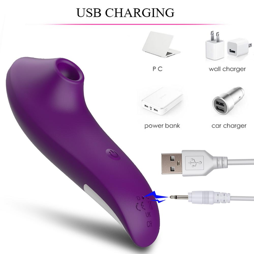 1pc Ultimate Clit Sucker Vibrator - 5 Intense Sucking Modes for Nipple & Clitoris - Realistic Oral Simulation Adult Toy - Womens Sensual