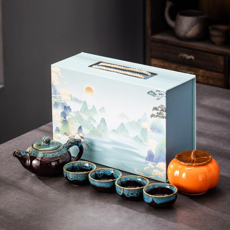 Keramiska varor souvenir presentförpackning teservis företagsevenemang gåva
