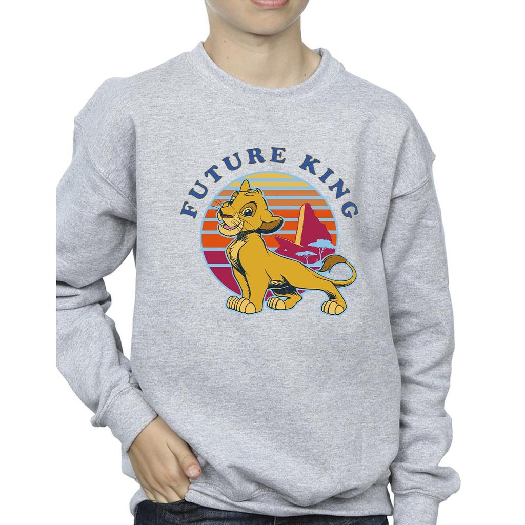 Disney Jungen-Sweatshirt „The Lion King Future King“.