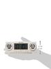 RHYTHM Loud Alarm Clock, Radio-Controlled, Digital, 20 Sounds & Double Alarm, Fit Butler Juke, White