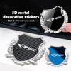 3D Alloy Car Trunk Window Side Emblem Badge Decal Decoration Sticker For MINI Cooper R60 R56 F56 F55 F57 F60 Countryman