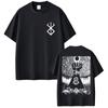 Anime Guts Berserk Guts Harajuku T-Shirts Swordsman Gatsu Manga Personality T Shirt Loose Cotto