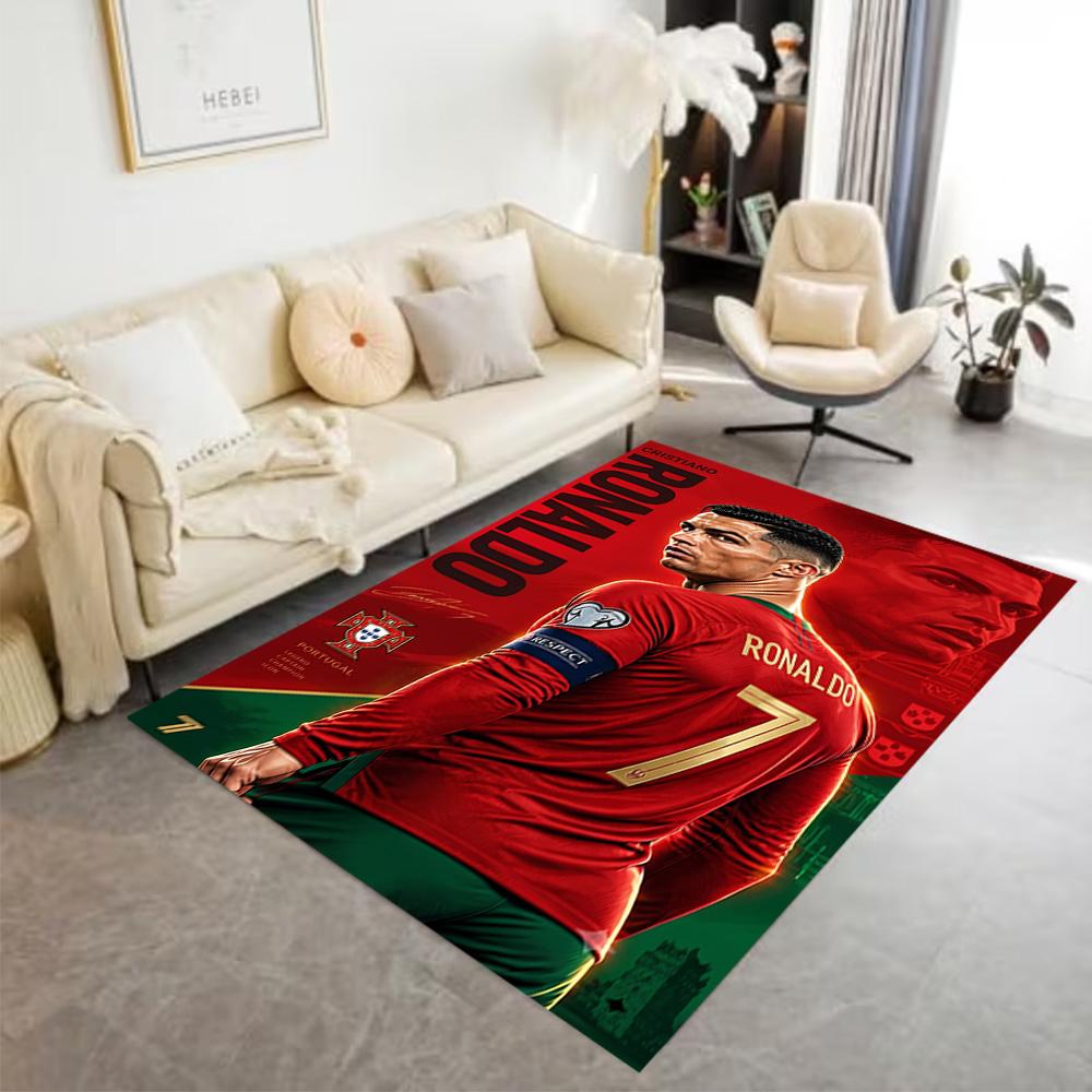 Cristiano Ronaldo's Legacy Area Rug Suitable for Outdoor Decorate Room Hallway Game Room Anti-slip Rug Decorate Offices Gift for Festivals