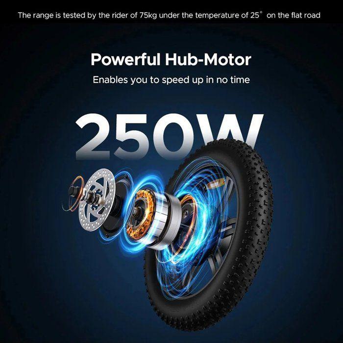 ENGWE L20 SE - Opvouwbare Elektrische Fiets - Verwijderbare Batterij 36V 15.6Ah - Actieradius 115km - Zwart