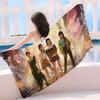 Korean Kpop Group A-Aespas Microfiber Printed Beach Towel Mountain Climbing Yoga Beach Swimming Running Absorbent Soft Towel