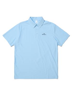 EIDER On The Rock Aerie Short Sleeve Polo ShirtSky Blue