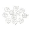 50/100pcs 15/20mm Turkey Vintage Iron Sheet Pendant Round Pendant For Jewelry Making DIY Charms Necklace Earrings Accessories