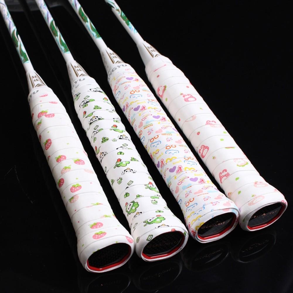 Sweat-absorbent Badminton Racket Handle Belt Cartoon Printed Tennis Overgrip Badminton Hand Glue
