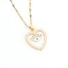 Wind Light Luxury Love Necklace Female Personality Versatile Temperament Demon'S Eye Clavicle Chain