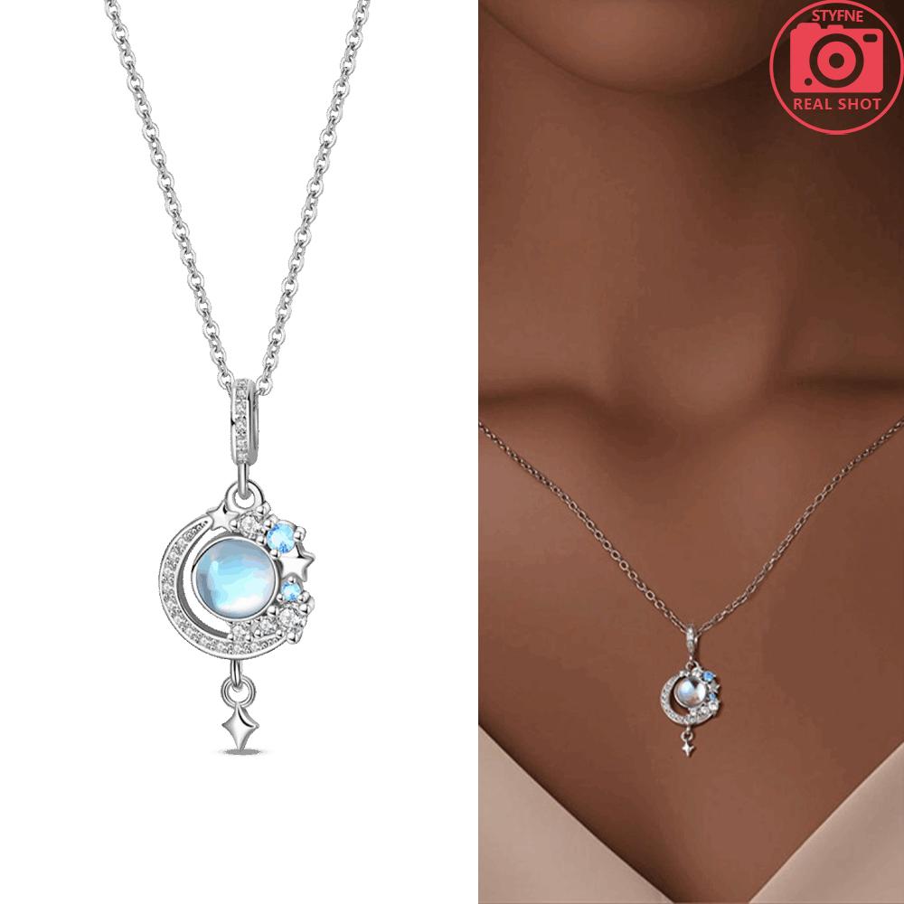 Copper Necklaces Authentic Rose Gold Plated Pink Zirconium Cupid Necklaces Cross Firefly Womens Jewellery Accessory Fine Gift
