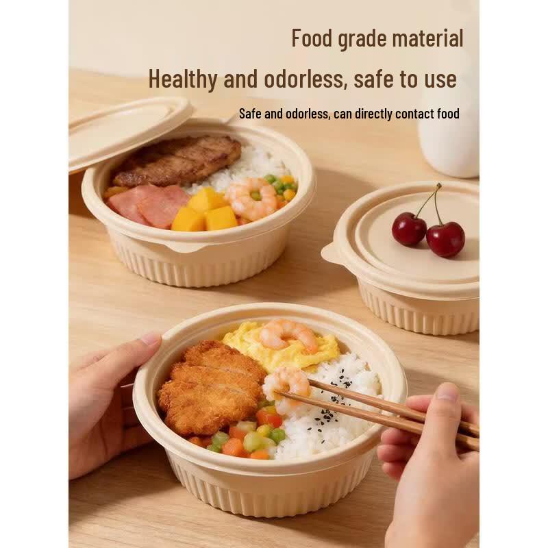 HANDUNYOU Biodegradable Corn Starch Food Containers 1000ml