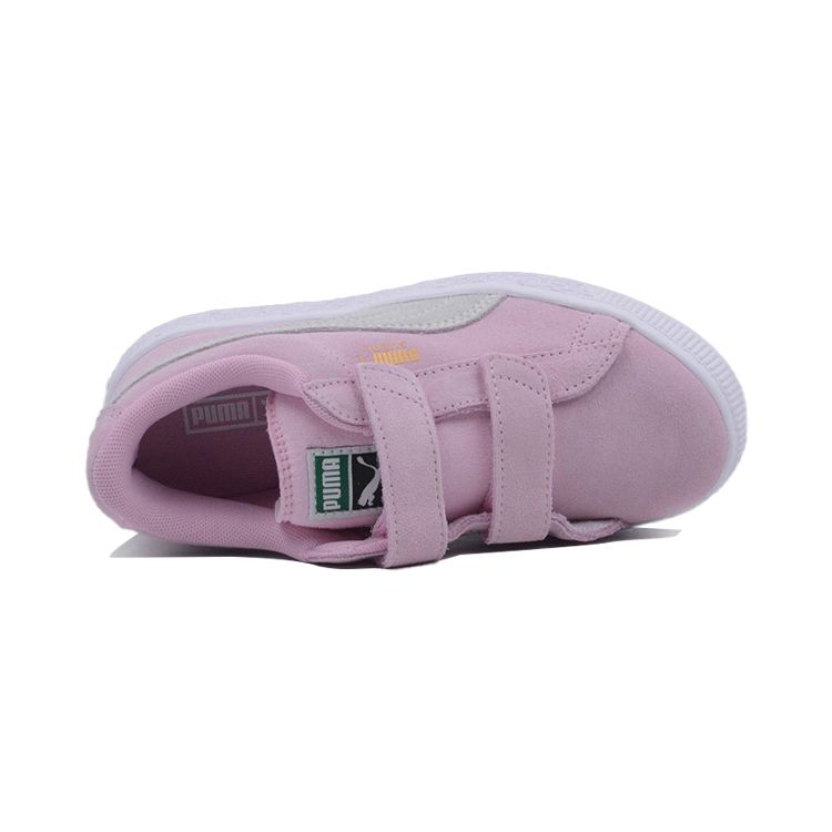 Puma Suede Casual Durable Support Lightweight Low-Top Kids Skate Shoes Kids Sneakers Pink 359595-23