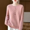 Women Sweater 100% Wool MODERN NEW SAGA O-neck Knit Pullover Thick Winter Jumpers Female Knit Tops