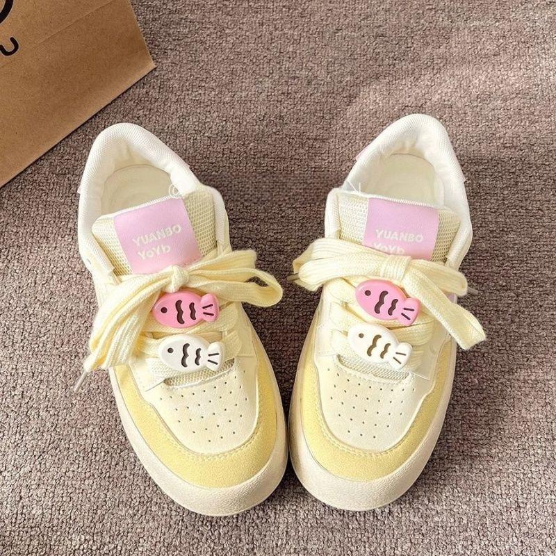 Dopamine High-value Spring Casual Board Shoes New Niche Versatile Shoes Platform White Shoes