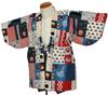 Chanchanko Hanten Hanten Hakaten Boys Best Patchwork Pattern Red Back Quilt Size 90cm 100cm 110cm 120cm Made In Japan [Japanese-Rudo] Children's