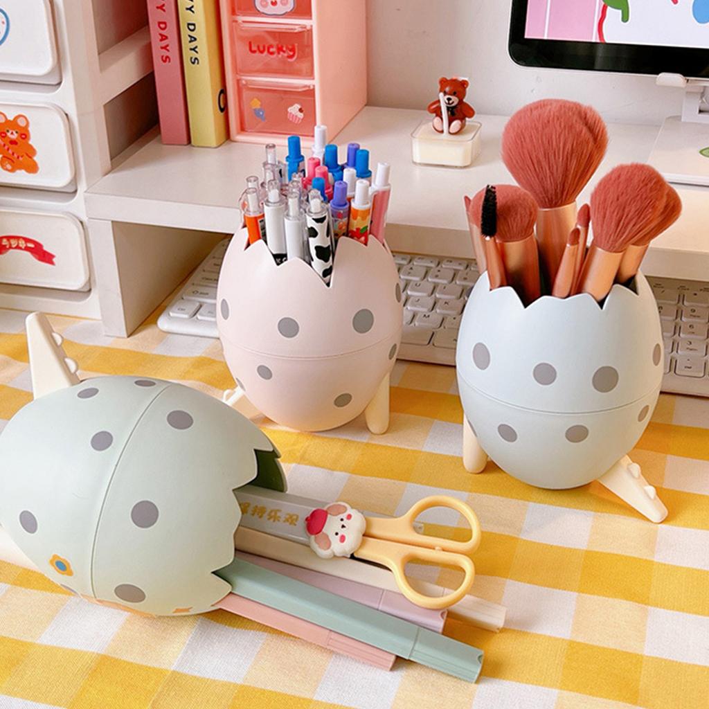 Dinosaur Egg Pencil Holder Fashion Cute Pen Holder Detachable ABS Personalized Pen Holder Modern Pen