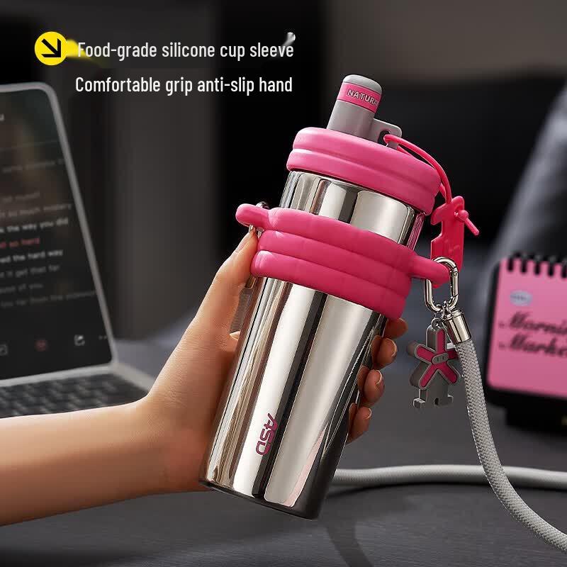 ASD 316L Stainless Steel Insulated Dual-Drink Water Bottle