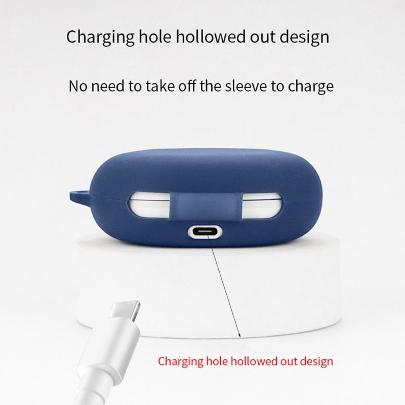 Headphone Shockproof Housing Skin-friendly Cover for Sound PEATS GoFree 2 Washable Shell Protector Soft Impact-resistant