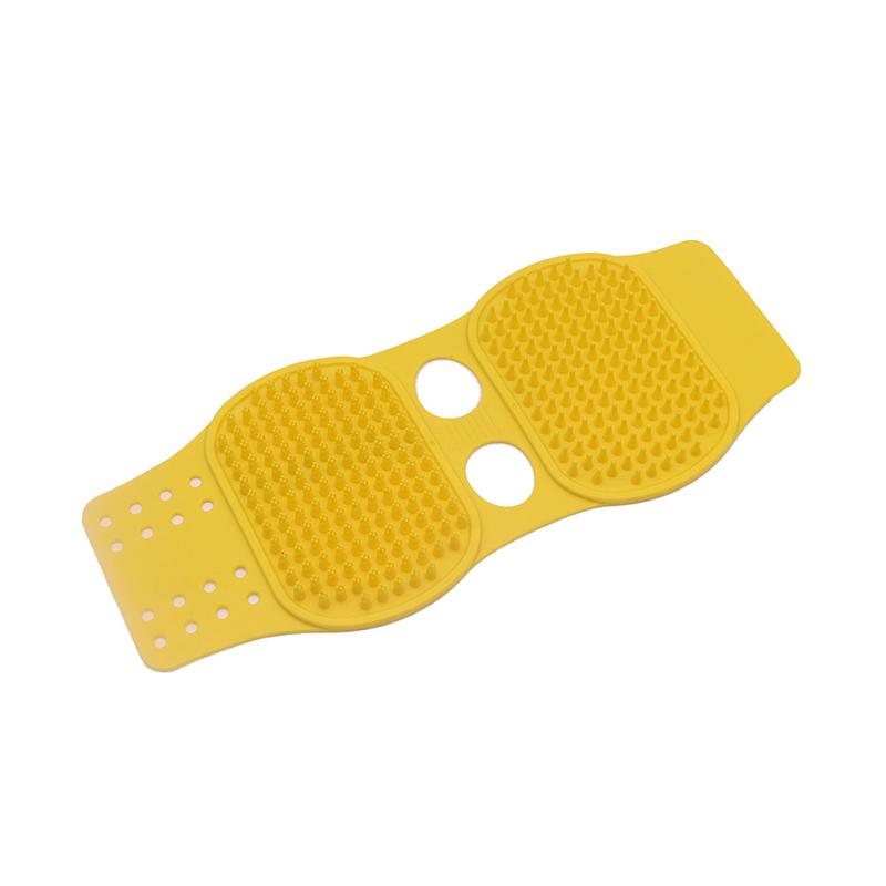 Double Sided Silicone Dog Brush Comb Soft and Comfortable Hair Fur Grooming Massage Gloves Pet Bath Supplies