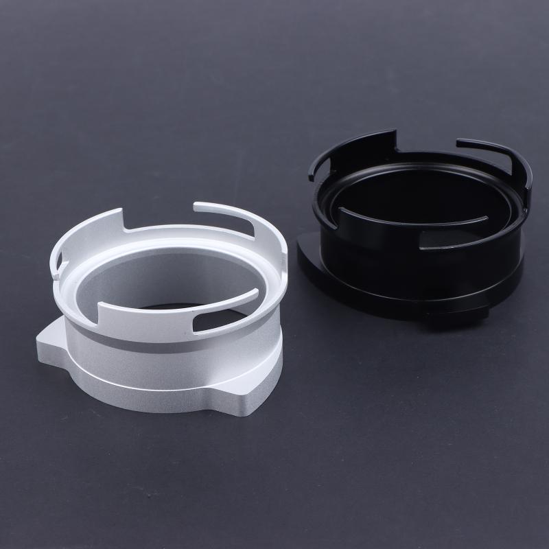 Drehbarer Kaffeemaschinen-Griffring aus Aluminiumlegierung Verhindert Kaffeespritzen Für Breville 8 Serie 3-Nasen-Siebträger 54mm