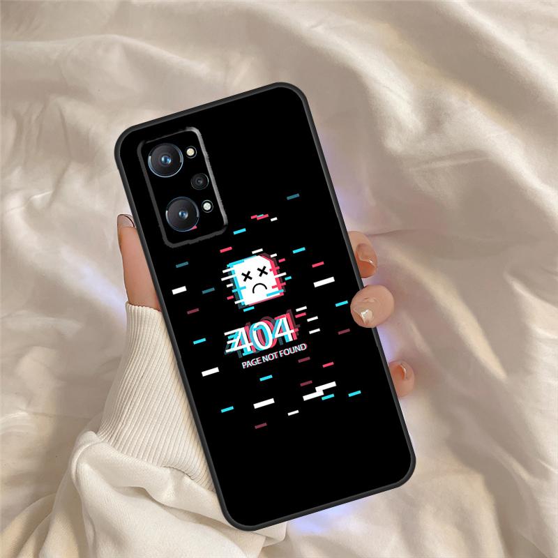Error 404 not found Case For Realme C55 C71 C75 C61 C53 C33 C63 C51 C65 C67 11 12 13 14 15 Pro Plus GT6 GT7 Pro