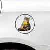 Car Stickers Waterproof Scratch Cover Cute Cat Shape Car Decals for Fuel Tanks Body Parts Electric Vehicles Peelable No Residue Sunproof Car Sticker