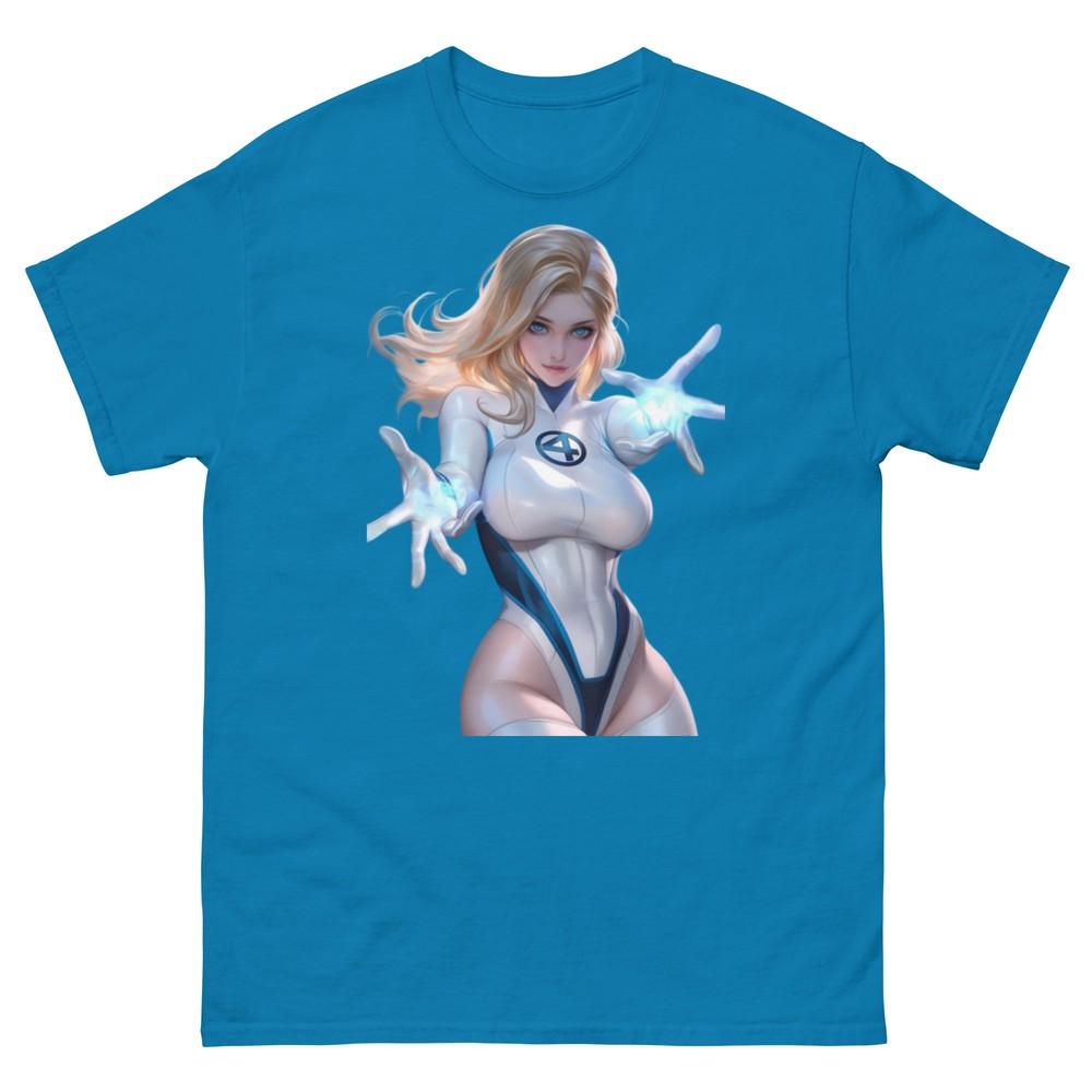 

Футболка Сью Шторм на заказ, Забавные футболки для фанатов, Футболка Сьюзен Шторм Фантастическая Четверка L