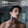 Electric Razor for Men, 3D Flex Blades with Pop-Up Trimmer, IPX6 Waterproof, Type-C Quick Charge
