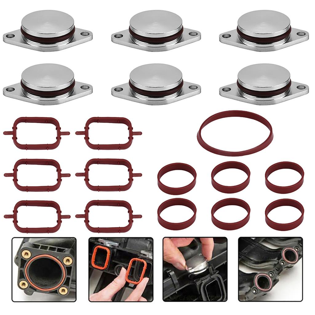 6pcs 33mm For Diesel Swirl Flap Blanks Repair Kit