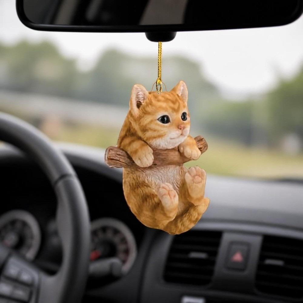 Cat Design Car Pendant Small Size Car Interior Accessories Car Interior Decoration