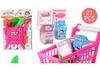 Children's Role-Playing Shopping Cart Toy with Fruits & Vegetables