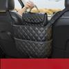 1Pc Car Seat Storage Mesh Pocket Car Multi-functional Bag Pocket Storage Storage Hanging Bag Car Supplies Diamond Model